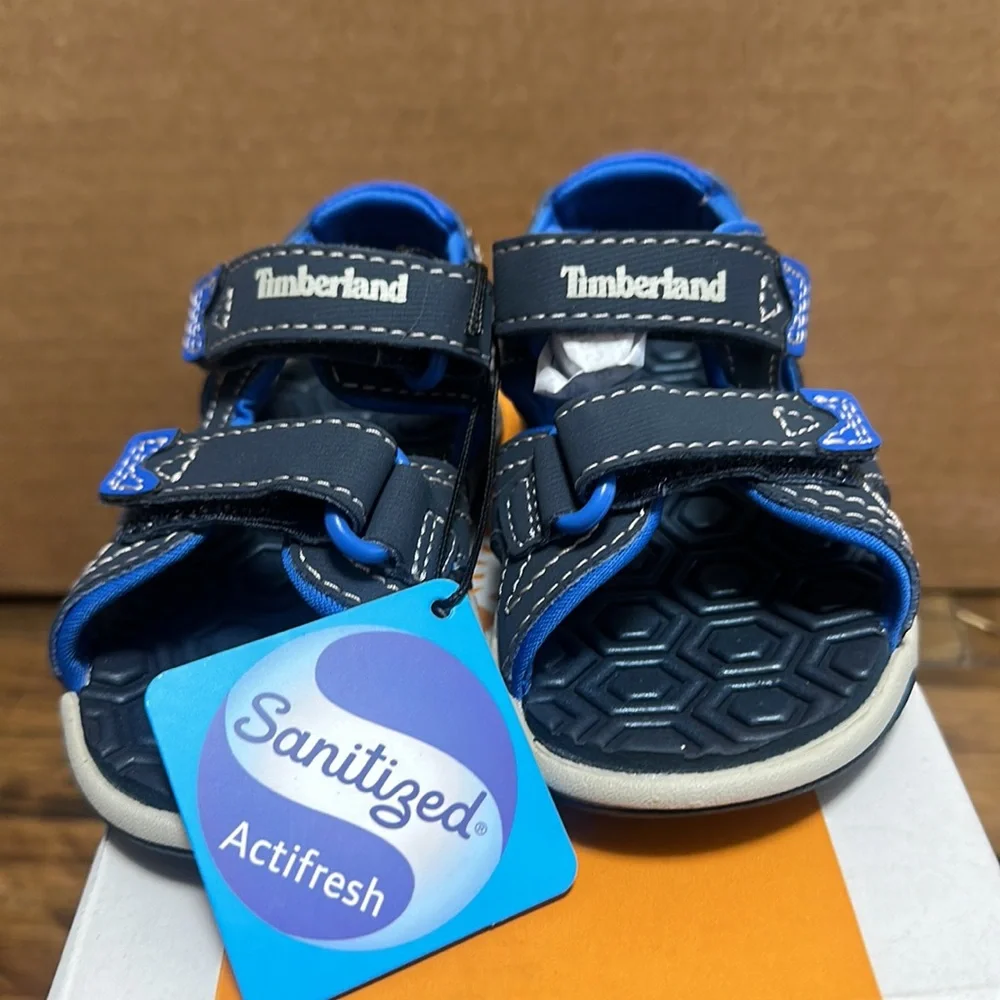 TIMBERLAND TODDLER ADVENTURE SEEKER STRAP SANDAL: NAVY: NIB: SIZE 5